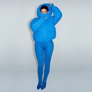 KHY Standard Puffer Jacket. Size: XXS Color: Cobalt Blue